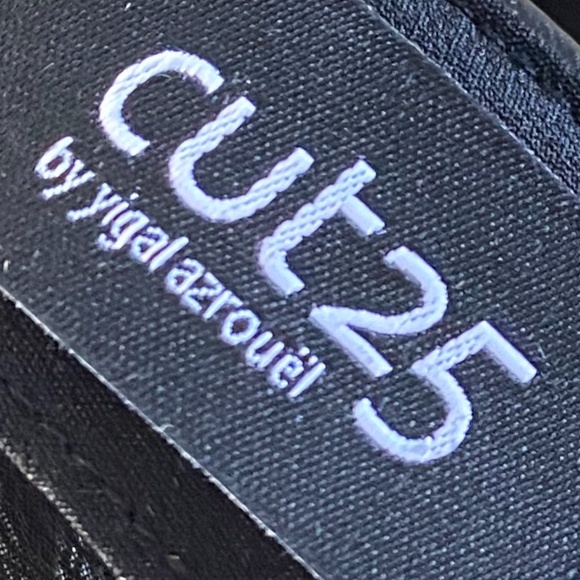 Chic Drop waist LBD with vegan leather trim - Picture 9 of 13